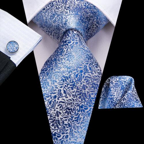280 Styles Silk Mens Tie Pocket Square Hankerchief Cufflinks Wedding Set Prom