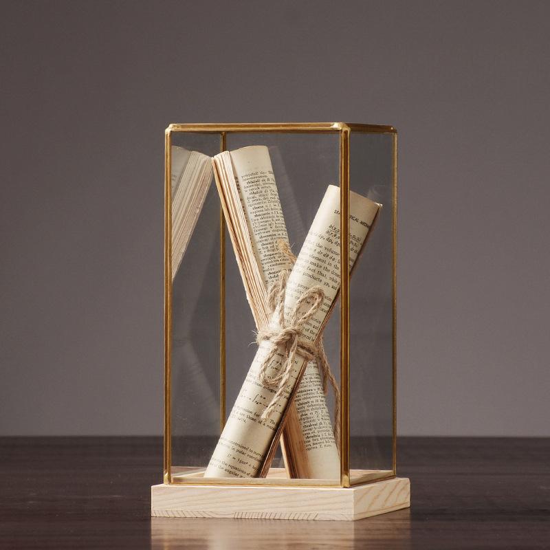 

Креативный свет Роскошный скандинавский стеклянный колпак Украшения Гостиная ТВ Шкаф Кабинет Винный шкаф Входной стол Рабочий стол Домашний Мягкий декор high plus book roll