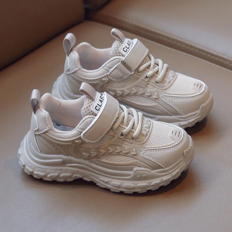 2024 Frühling und Sommer neue Kinder-Sportschuhe Mädchen weichsohlige Laufschuhe mittlere ältere Kinder atmungsaktive Mesh-Schuhe Jungen Freizeitschuhe