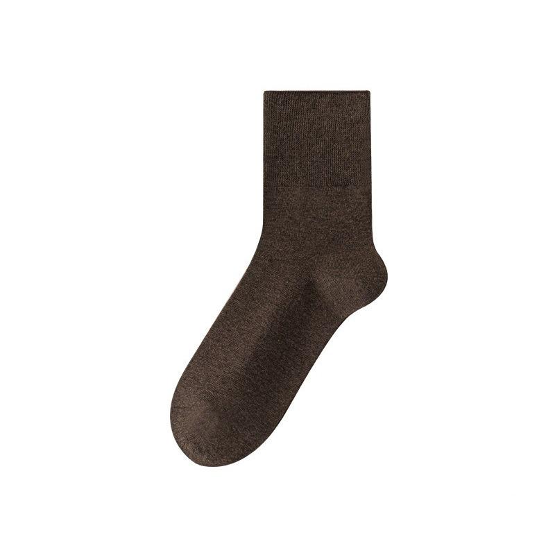 Men's Loose Mid-calf Socks for Autumn and Winter, Pure Cotton Sweat-absorbing and Deodorizing Sports Socks, Antibacterial and Long-lasting