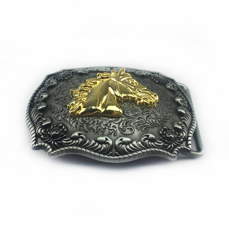 Men's Horse Head Punk Fashion Belt Buckle