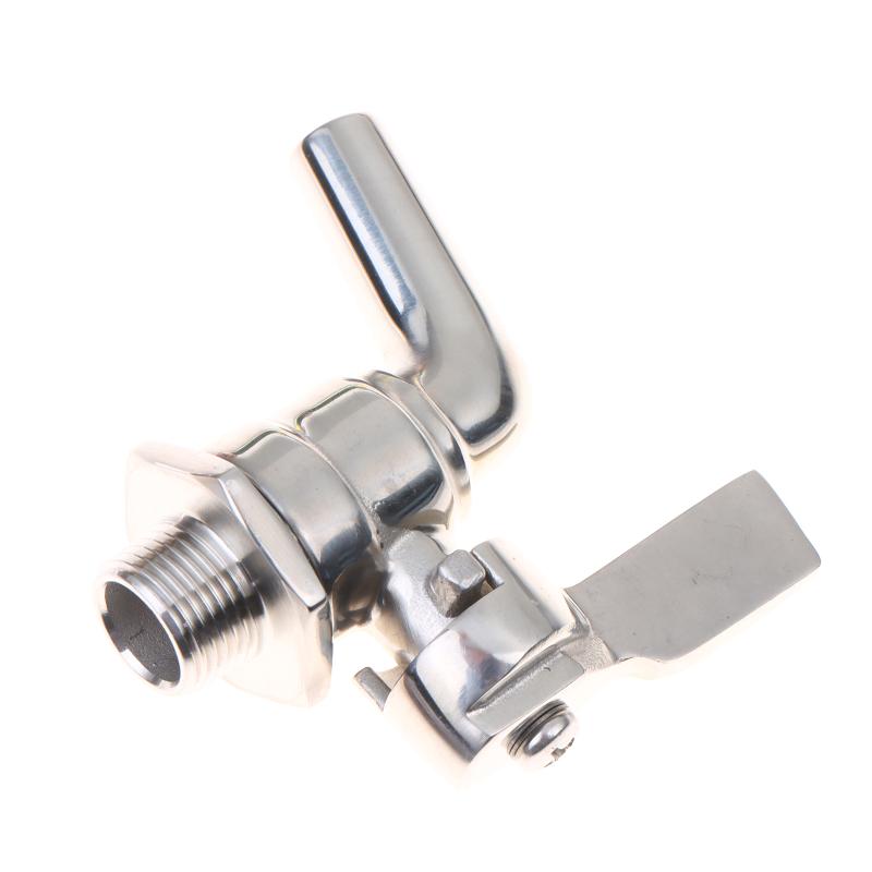 §1 PCS Stainless Steel 3/8" Beverage Dispenser Faucet Tap Spigot Cold Beer Drink Juice Wine Faucet