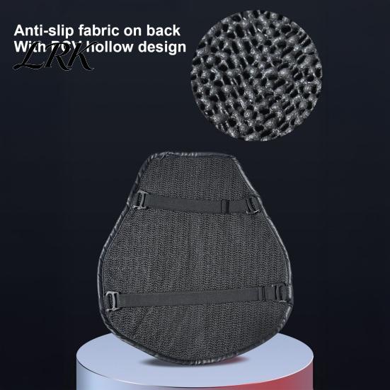 Shock Absorbing Bike Seat Motorcycle Gel Cushion, Universal Electric Scooter Comfort Pad, Waterproof Ergonomic Pad UV Protection Cover for Delivery