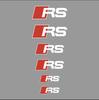 6Pcs for Audi Sport Sline Q5 Q3 Q2 Q7 A3 B5 B6 B7 B8 B9 8P 8V 8L A5 A4 C6 C5 A1 A6 A7 A8 Car Brake Caliper Sticker Decoration