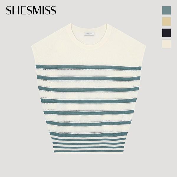  Shs Miss Stripe Cap Sleeve Dzianina Sskpoo22610
