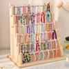 Solid Wood Bracelet Display Stand 4/6 Layer Jewelry Organizer Durable Bracelet Holder