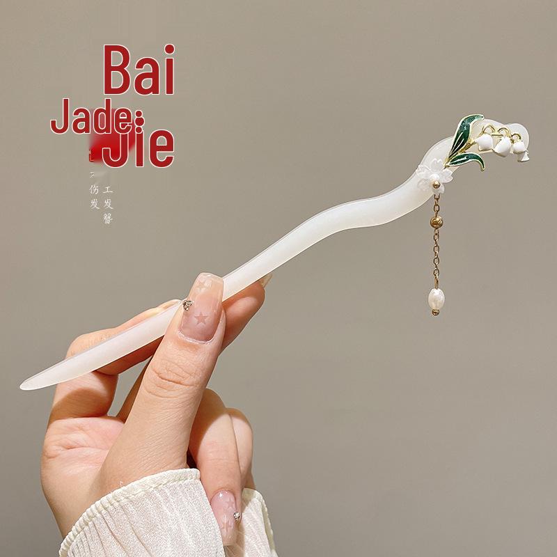 

Ретро корейско-китайская заколка для волос: Элегантный металлический аксессуар Ханфу для женщин