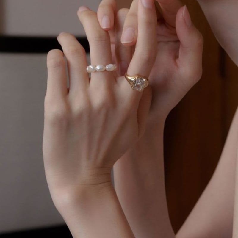 Dawn of Me Pearl Bead Ring