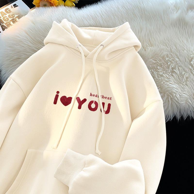 Sweater women ins wind milk fufu white autumn and winter Korean version loose versatile top jacket
