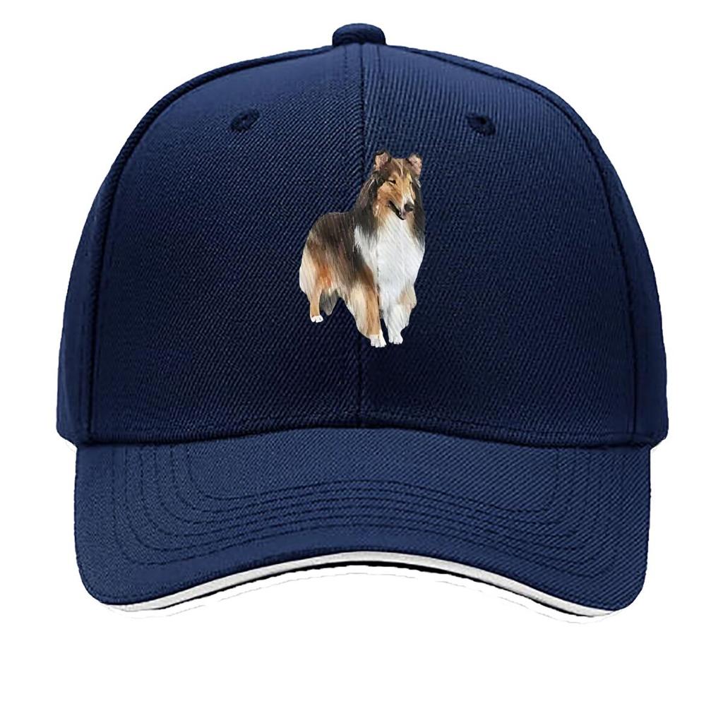 Collie Charm Dog Grace Hip Hop hat Fashion Outdoor Sports Sandwich Baseball Cap