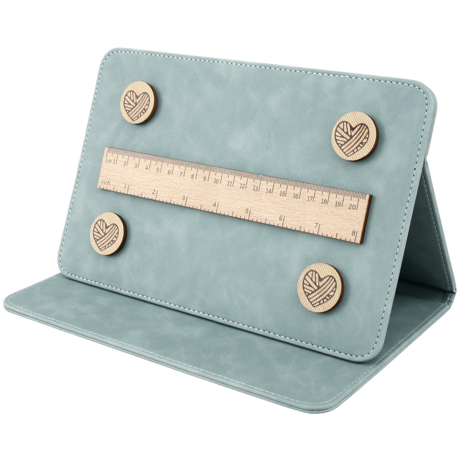 Crochet Chart Holder Crochet Pattern Chart Keeper Knitting Tool Accessories Foldable Portable Magnetic Knitting Chart Keepers