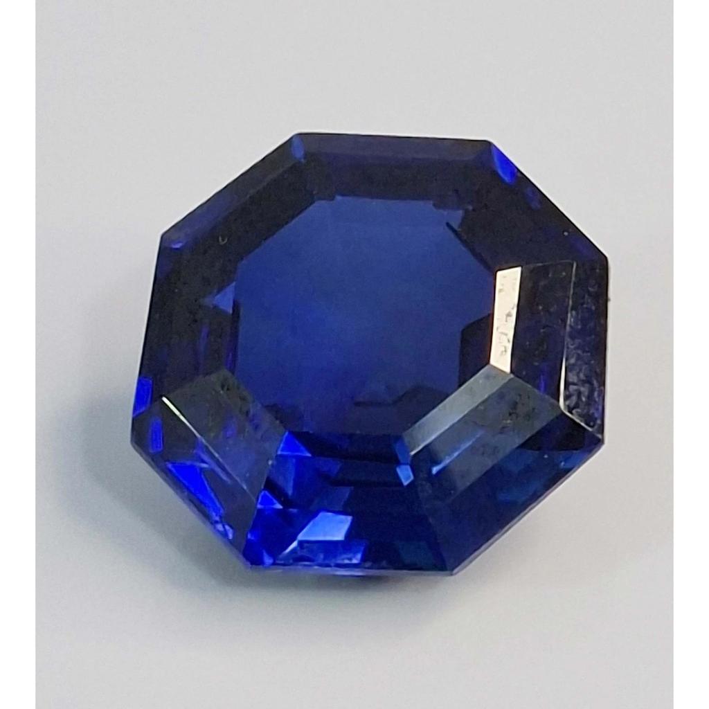 Natural Blue Sapphire Hexagon Cut 8-10 Ct Stunning Certified Loose Gemstone