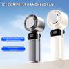 2026 Foldable Air Cooling Rechargeable Fan 3600mAh Portable Mini Handheld Fan 100-Speed Turbo Ice Cooling Fan for Outdoor Travel