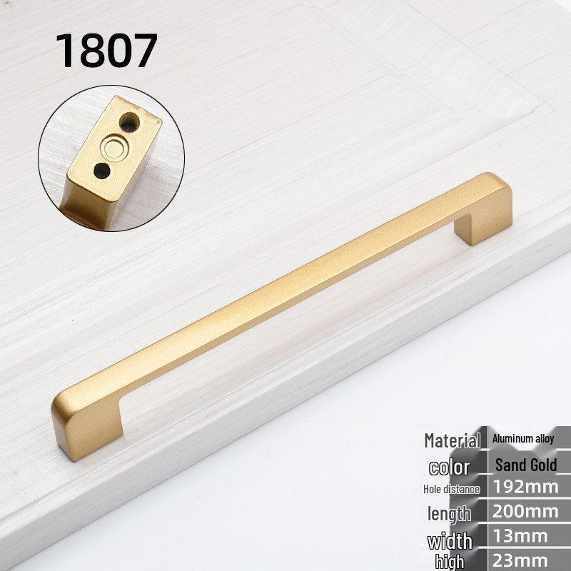 Modern Minimalist Gold Nordic Cabinet & Drawer Handles