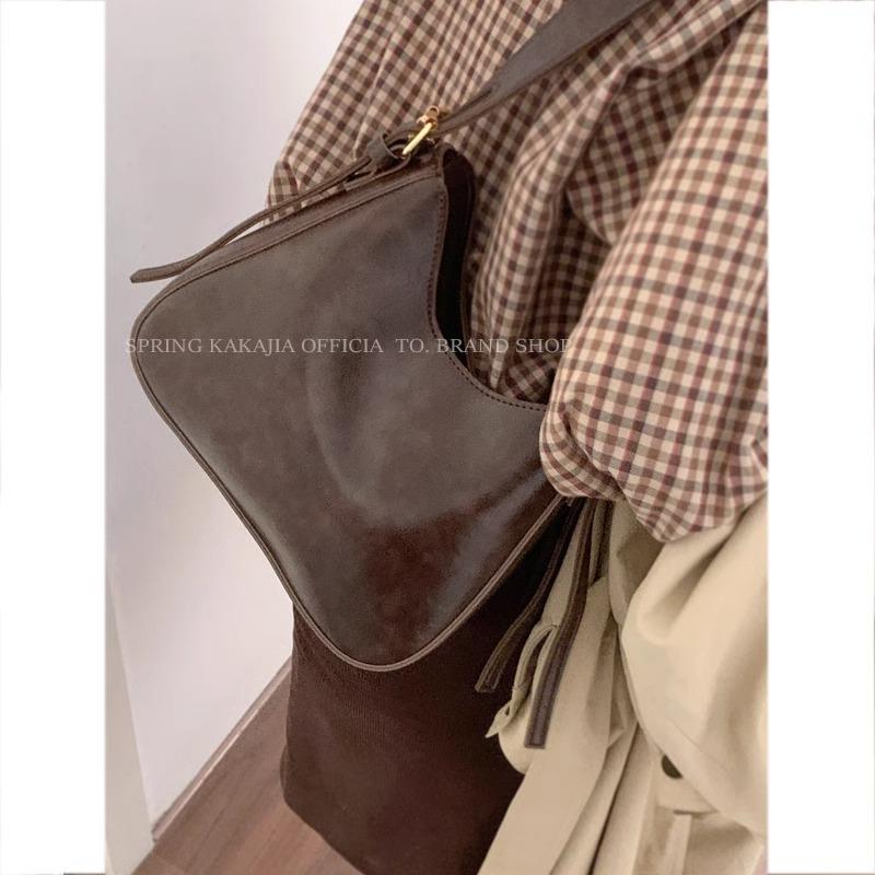 Geantă de sub braț de toamnă și iarnă pentru femei 2025 nouă geantă găleată de modă retro versatilă pentru navetă, geantă messenger, geantă de umăr pentru femei