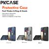 PKCASE Slide Push Window Case For Infinix Spark 30 Pro 20C 20 Go POP 9 8 Car Magnetic Stand Cover For Tecno Camon 30S Pova 5 Pro