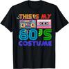 80er Jahre Stile Herren Damen Halloween 1980er Jahre Dies ist mein 80er Jahre Kostüm T-Shirt