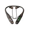 FD-8 Bluetooth 5.4 Neckband: High-Quality Sound, Comfortable Fit, Long Battery, Digital Display.