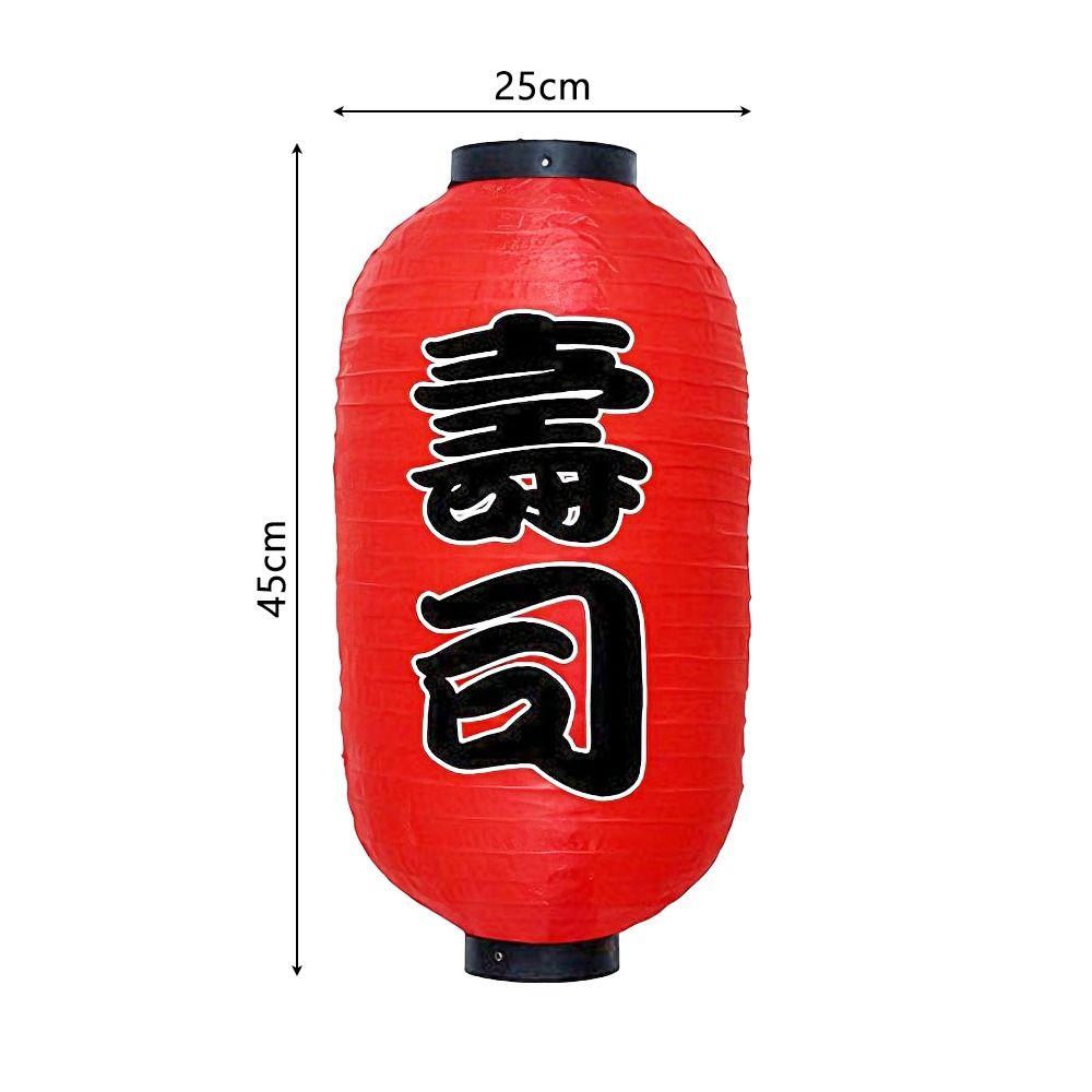 10 Inch Japanese Lantern Winter Melon Shape Folk Decor Pendant Light Picture Decoration Traditional Design Chochin Lantern