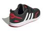 adidas Neo Vs Switch 3 Anti Slip Wear Resistant Low Top Kids' Skateboarding Shoes Black Red Children Aged 3 7 Years Old GZ1951