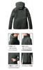 BURTLE 2023 Model Cold Weather Workwear Hooded Jacket (Unisex) Parka 3190 Lightweight Cold Weather Small 52 Bark