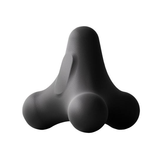 

Ручной массажер для всего тела, 4-х ножная точка давления, глубокая боль в тканях, восстановление мышц, физиотерапия, инструмент для массажа плеч, рук, шеи, спины и ног серый