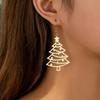 2024 European-American Creative High-End Christmas Tree Dangle Earrings