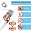 Aparat electric de tuns sprâncene 2-în-1 Epilator multifuncțional pentru păr facial, fără durere, rezistent la apă, fără fir, aparat de ras/îndepărtat păr sprâncene pentru femei