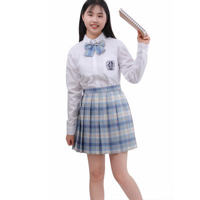 [DERAYEE] Sailor Uniform Cosplay Schoolgirl 3-Piece Set (Sky Blue, XL)