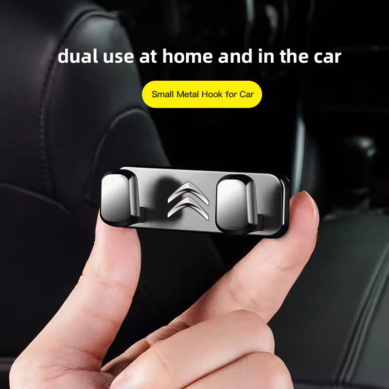 Car Metal Hooks Organizer Mini Storage Hook For Citroen C4 C3 C2 C1 C5 Xsara Grand Jumper Saxo Jumpy C8 Celysee C6 C ami256