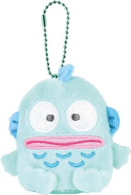 Tees Factory Sanrio Hangyodon Characters Finger Puppet Mascot, 75mm H X 80mm W X 50mm D (SR-5541529HD)