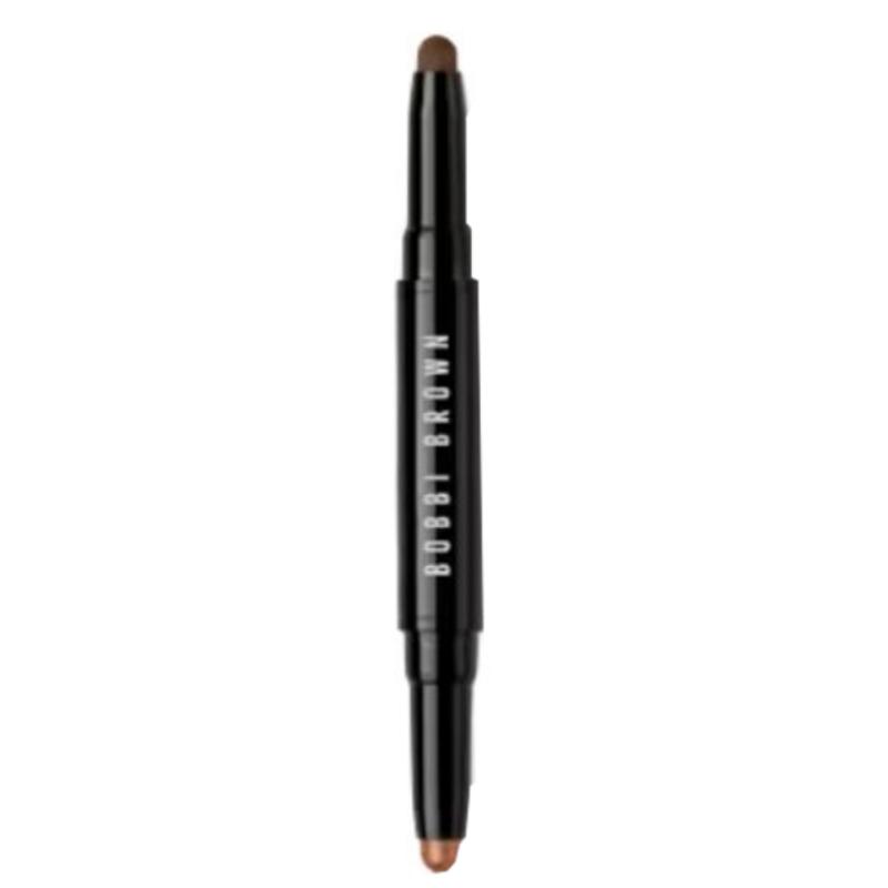 Двусторонний стойкий кремовый карандаш-тени для век Bobbi Brown #03 Milk Chocolate/Midnight