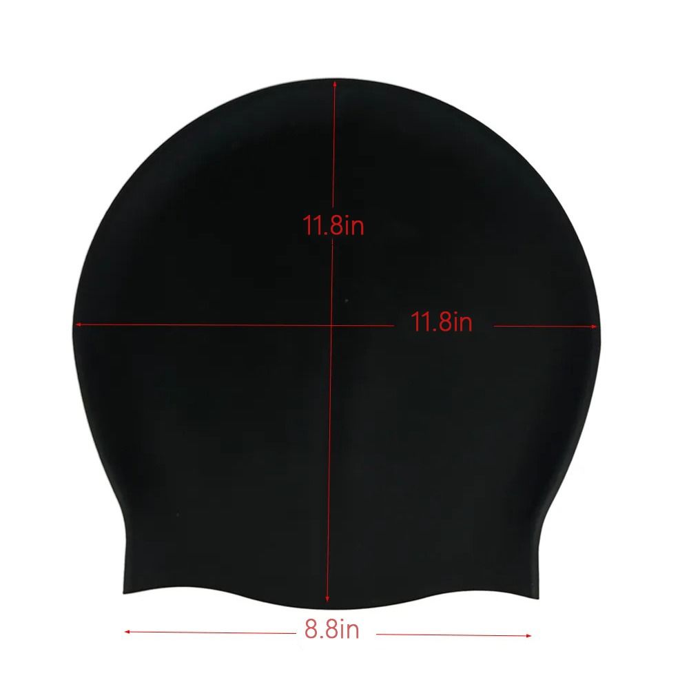 Over Size Extra Large Swimming Cap Waterproof Swimming Pool Cap Protect Ears Bathing Hats  Unisex