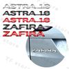 3D Chrom Metall Auto Heckklappe Kotflügel Seite Emblem Aufkleber Für ASTRA 1.6 Zafira Logo H G Corsa Astra Antara Zubehör