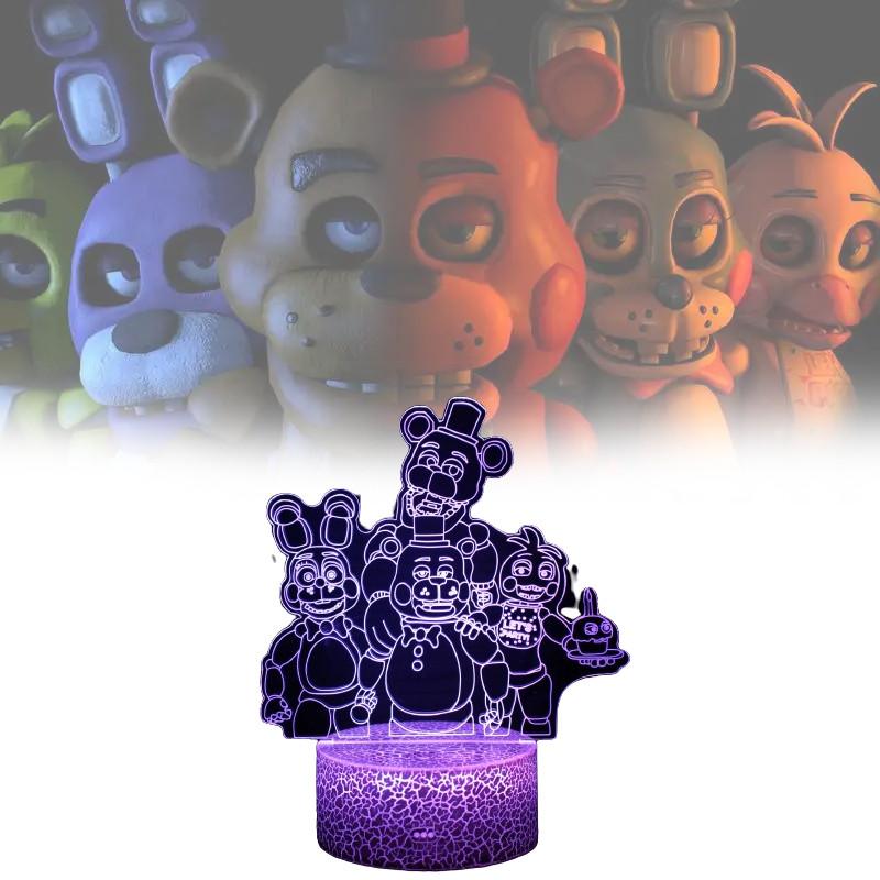 Five Nights At Freddy Led Night Light Remote Control Color Teen Supplies Bedroom