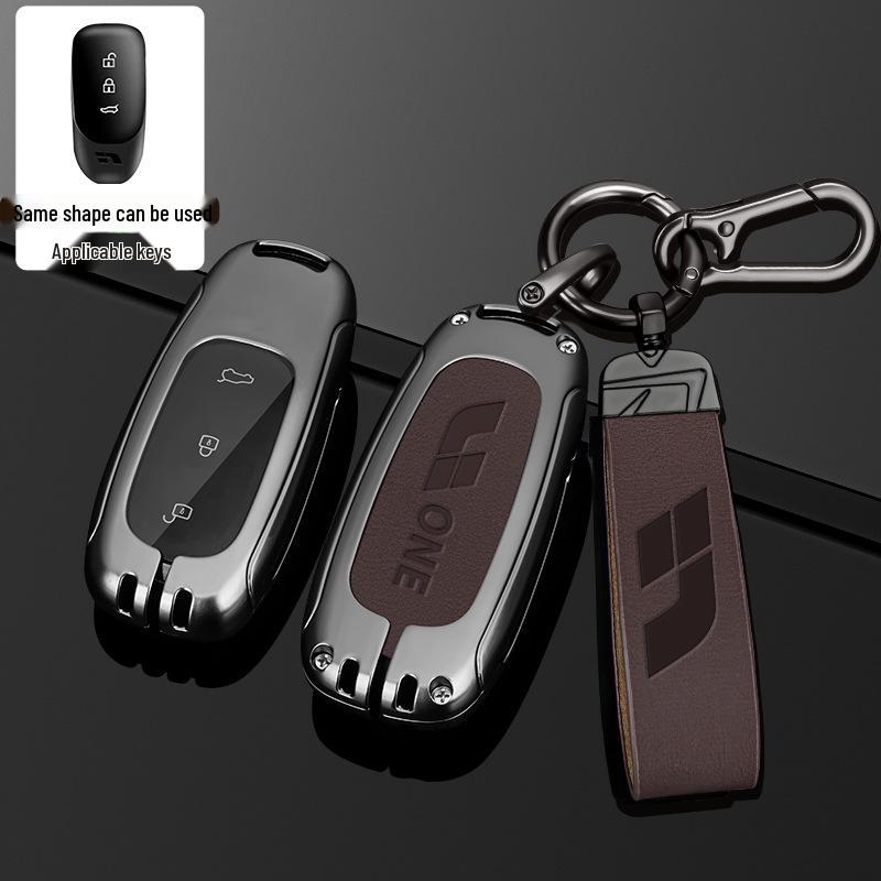 Compatible Ideal L7 Key Cover for 2023 Ideal One L8 Car, Protective Shell with Key Buckle for Men and Women