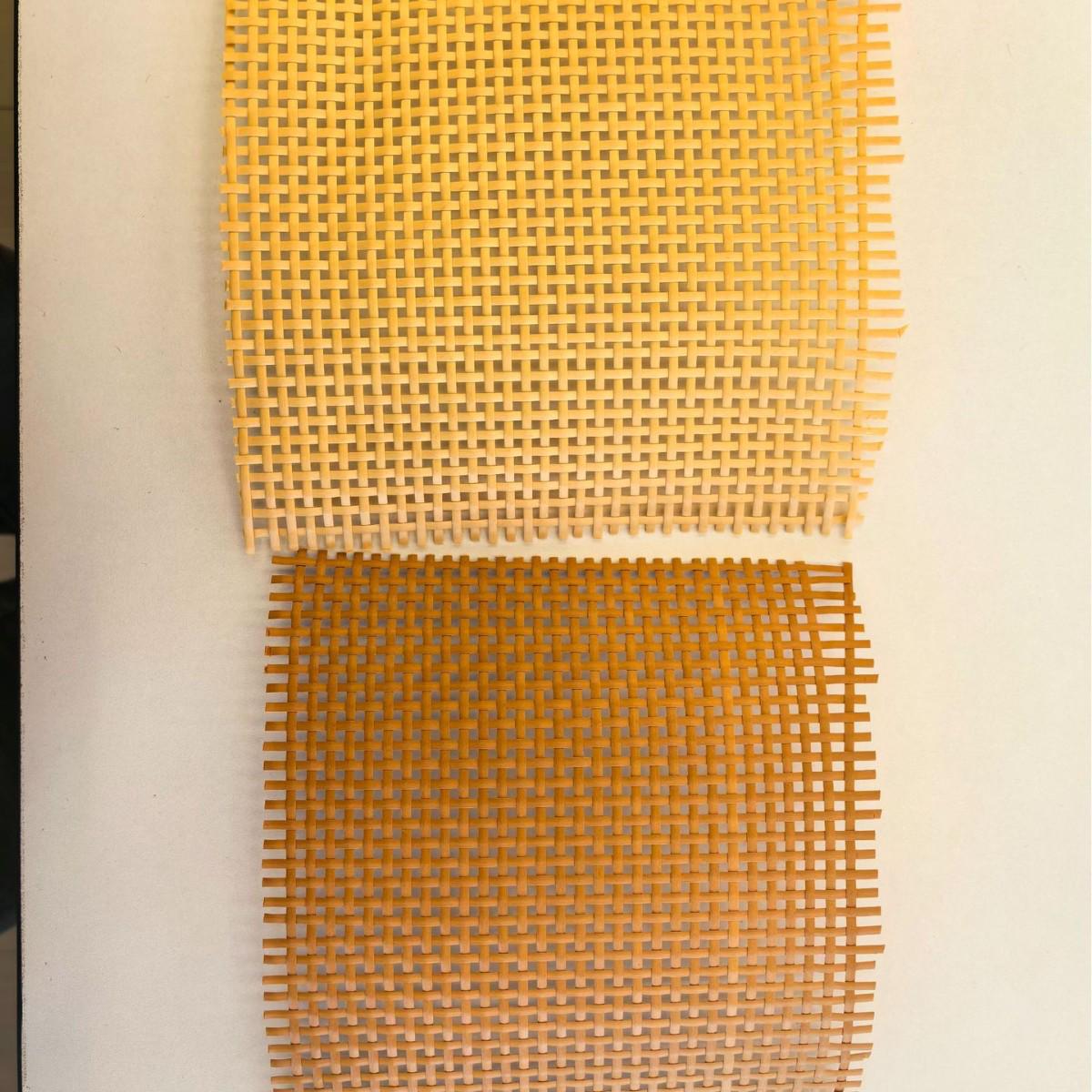 PE Rattan Wicker Material Sample for Furniture and Home Decor. 10cm*10cm sample