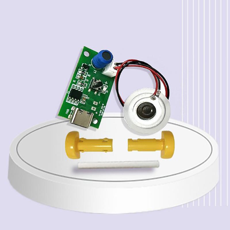 

Комплекти USB-міні-зволожувачів Туманоутворювач і плата драйвера Туманоутворювач Розпилювач Лист Модуль розпилення Плата керування зволожувачем