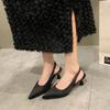 New Pointed-toe High Heels for Women Narrow-heeled Flip-flops and Shallow-mouthed Single Shoes