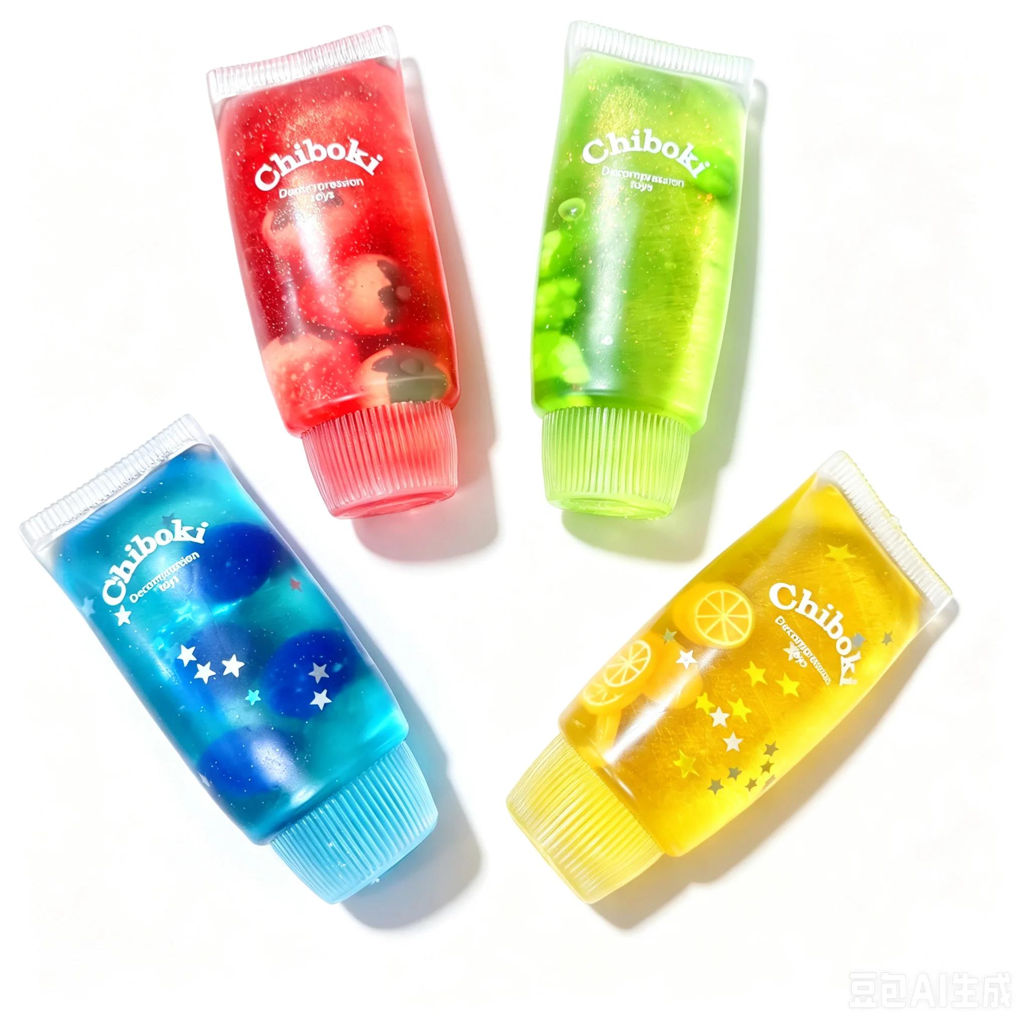 Fruit Gevuld Maltose Tandpasta Stressverlichtend Speelgoed Zacht Langzaam Rijzend Vervormbaar Knijp Squishy Fidget Sensorisch Speelgoed