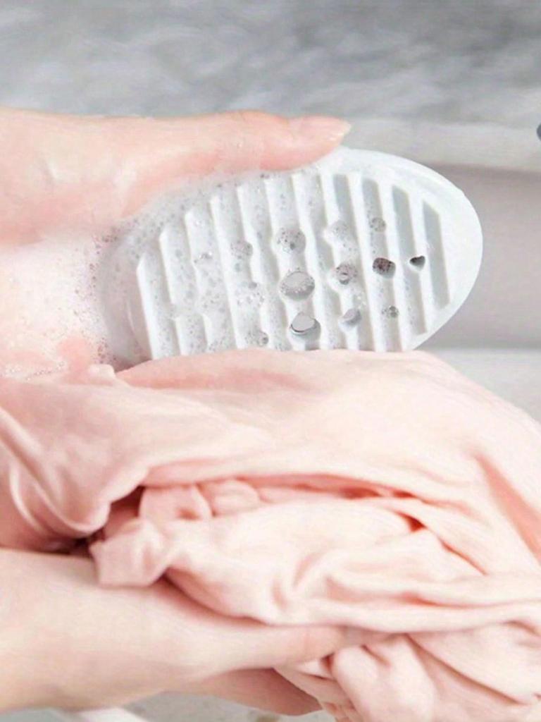 3pcs Silicone Soap Dish Perfect For Bathroom Countertops, Sinks, And Countertops, Durable And Space-Saving Bathroom Accessories