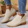 Women Boots Autumn New Pointed Thick Heel Boots Women Plus Size Fashion Shoes for Women Comfortable Casual Boots Botas De Mujer