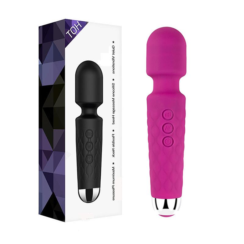 Av Vibrator Strong Magic Wand Waterproof Massager Clitoris Stimulator Sex Toys G Spot Usb Rechargeable Adult Female Sex Product