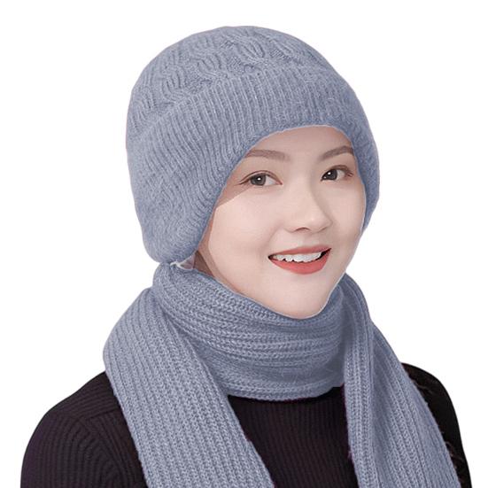 

Yousheng 2 шт./комплект унисекс зимняя шапка и шарф комплект толстая плюшевая защита ушей холодостойкая шапочка унисекс шея для катания на лыжах коньках