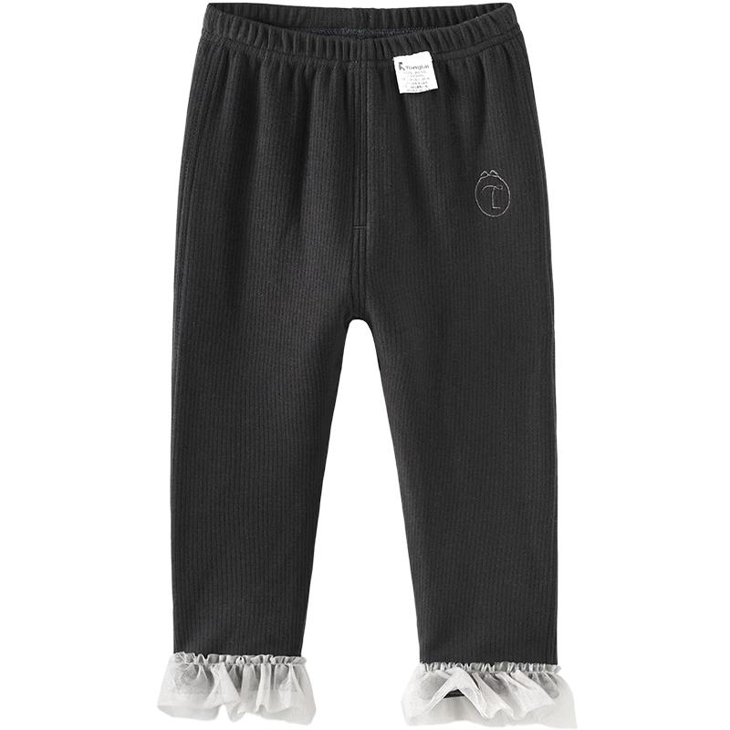 TONGTAI Girls' Thickened Warm Leggings