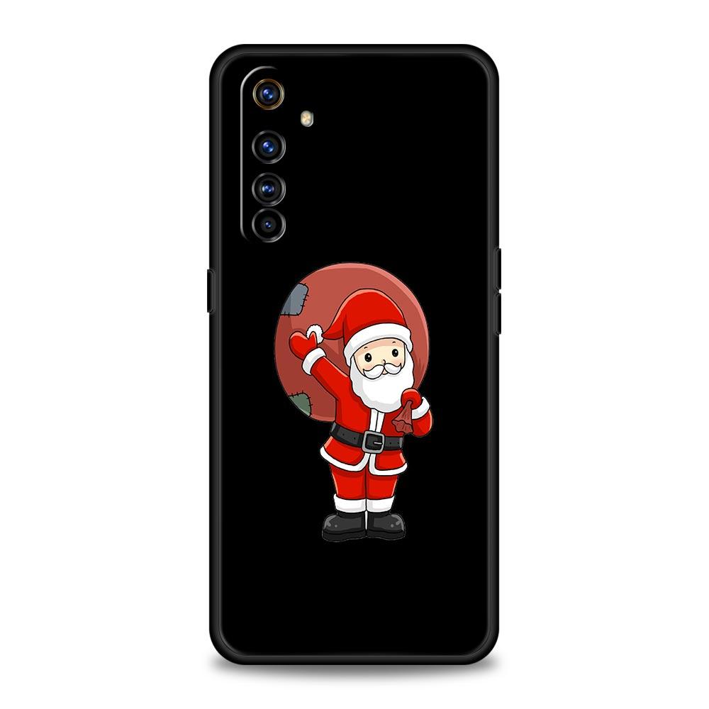 Phone Case For Realme 12 11 10 9 8 5G 7 6 GT5 GT3 GT2 Pro Plus C21 C11 C25 C35 GT Neo 2 3 3T 5 Cover Christmas Santa Claus