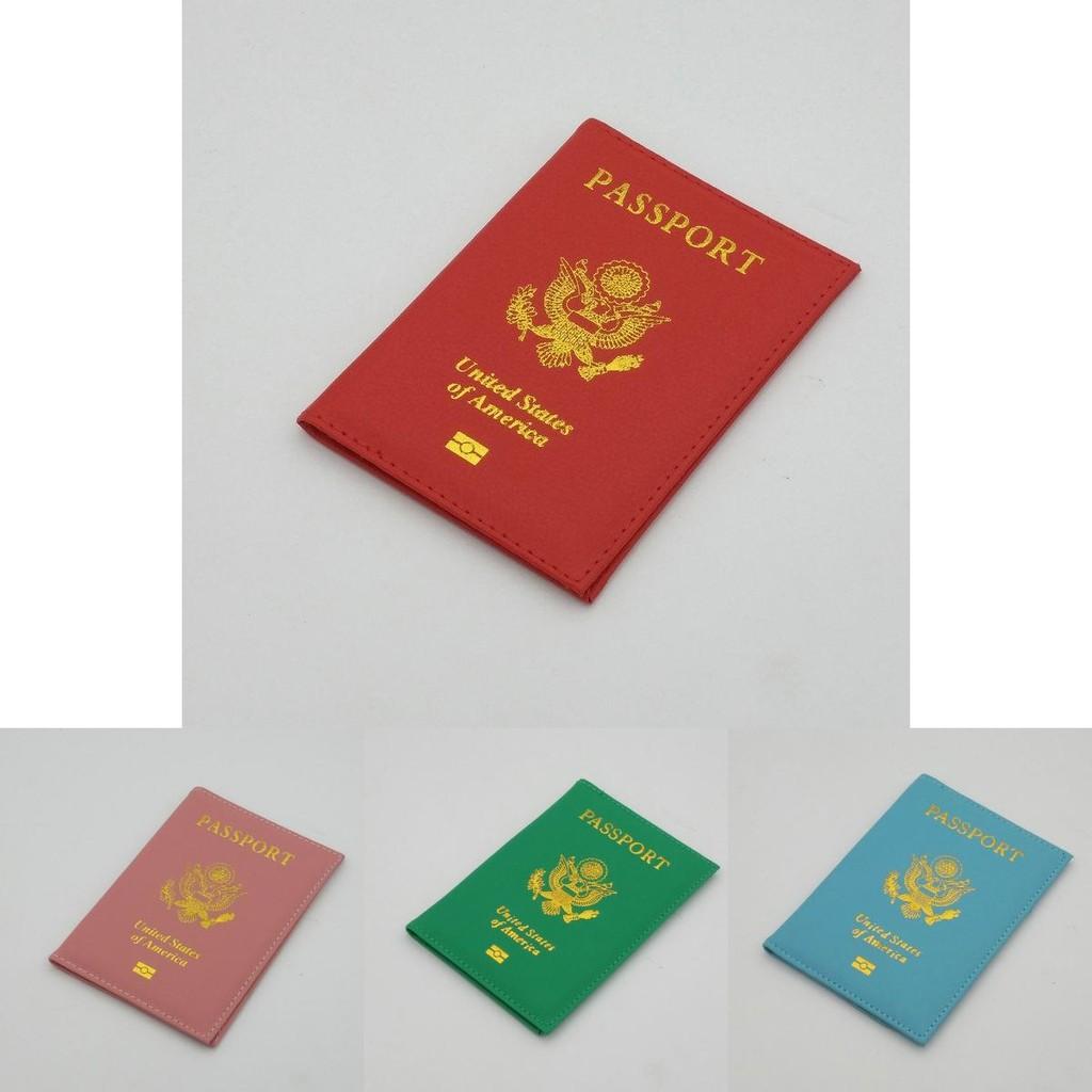 Vibrant Candy Color Passport Travel Organizer Holder Card Case Protector American Cover