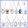 925 Silver Necklaces Heart Simple Irregular Trendy Simple Necklaces for Women Gift Party Jewelry Gift