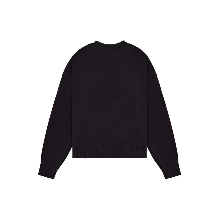WE11DONE SS22 Sweater Unisex Black WD-KT1-22-620-U-BK