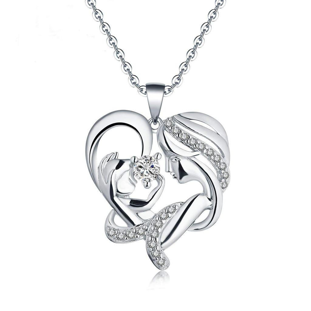 Heart Twotone Graceful Necklace For Women Perfect For Special Occasions And Gifts